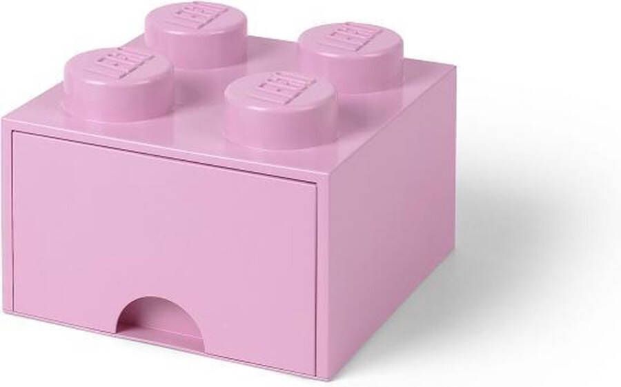 LEGO 4003 Storage Brick Opbergbox Kunststof Lichtroze