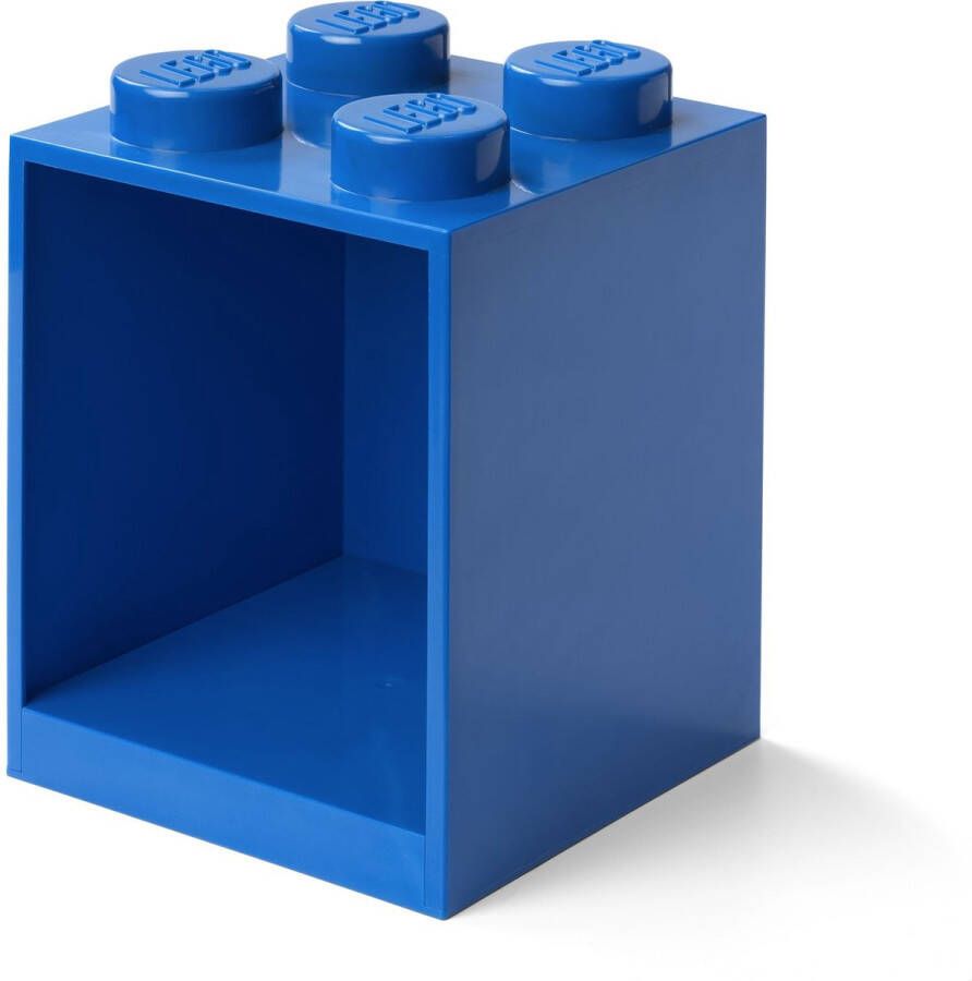 LEGO wandschap 4 noppen 16 x 16 x 21 cm polypropyleen blauw