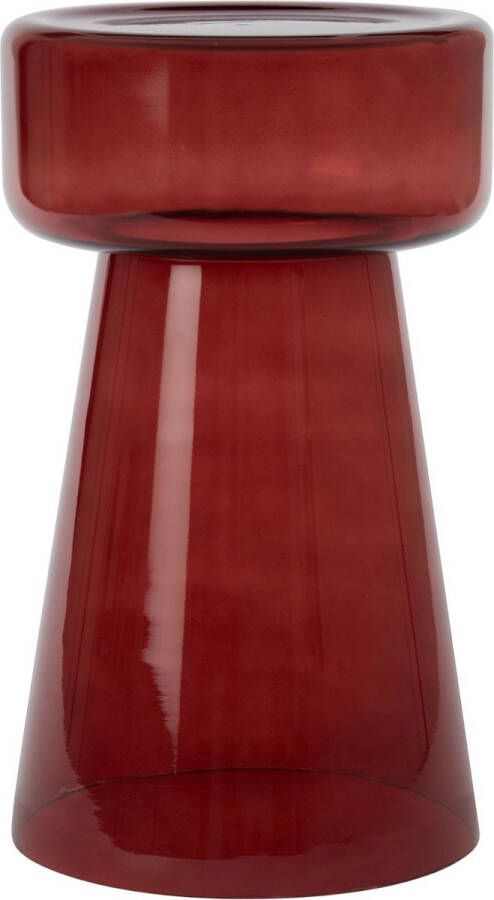 Light & Living Bijzettafel 'Dakwa' Ø30cm kleur Bordeaux