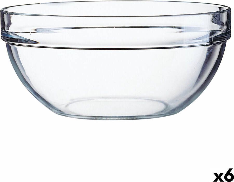 Luminarc Saladekom Transparant Glas (20 cm) (6 Stuks)