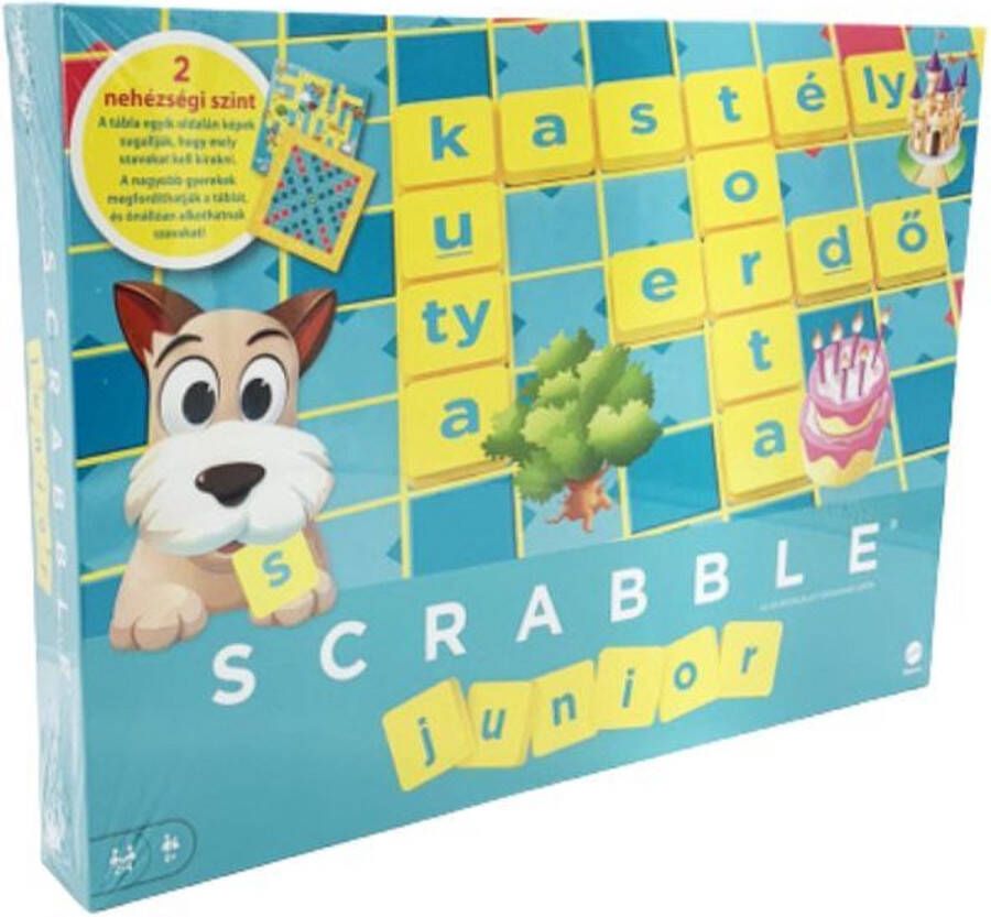 Mattel Games Scrabble Junior Familie bordspel Nederlandse editie