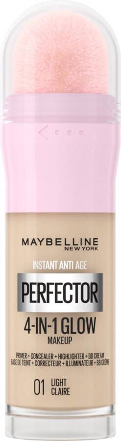 Maybelline New York Instant Anti-Age Perfector 4-in-1 Glow Light Primer Concealer Highlighter en BB-Cream in één 20 ml