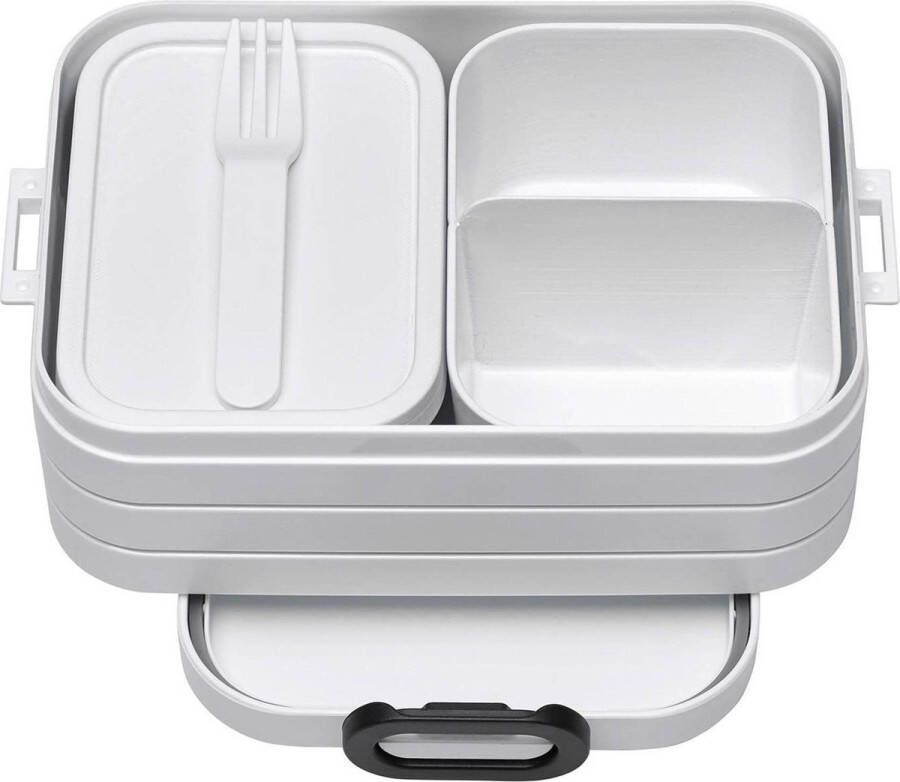 Mepal – Bento lunchbox Take a Break midi- inclusief bento box – wit – Lunchbox voor volwassenen