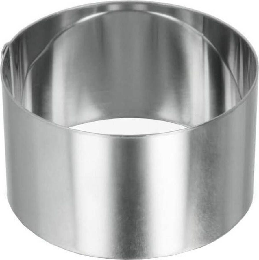 Metaltex Multifunctionele Kookring 8 Cm Rvs Zilver