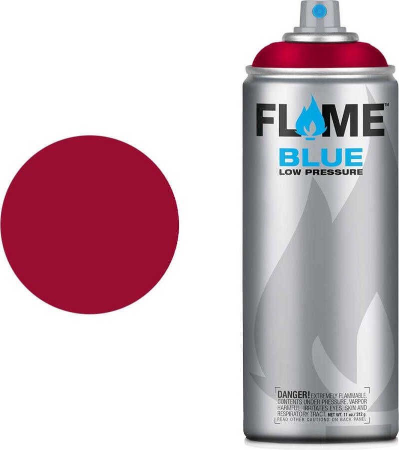 Molotow Flame Blue Spray Paint Spuitbus verf Synthetisch Lage druk Matte afwerking 400 ml cherry dark