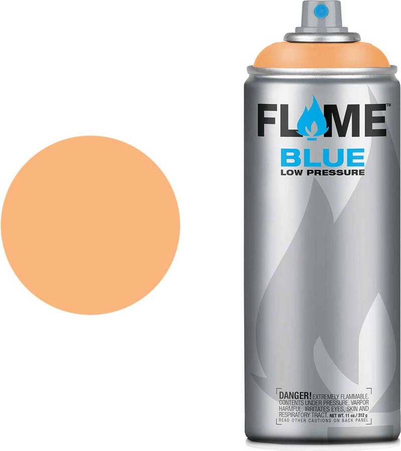 Molotow Flame Blue Spray Paint Spuitbus verf Synthetisch Lage druk Matte afwerking 400 ml peach