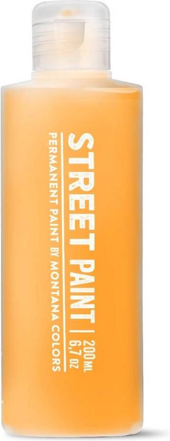 Mtn Street Paint Verf Snel drogend Glossy afwerking Pastel Oranje 200ml