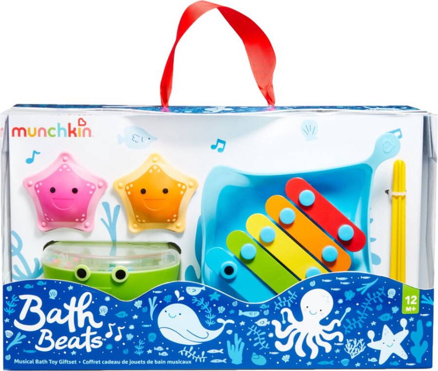 Munchkin Bath Beats Cadeauset Muziekinstrument in Bad! Bad speelgoed voor Jongens en Meisjes
