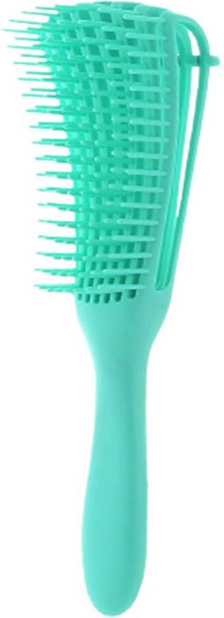 New Age Devi Detangler Brush Curly hair brush Haarborstel Antiklit borstel Groen Anti klit Detangling