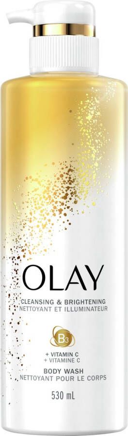 Olay Cleansing & Brightening Body Wash Vitamine C Vitamine B3 Hydraterende Douchegel 530ml