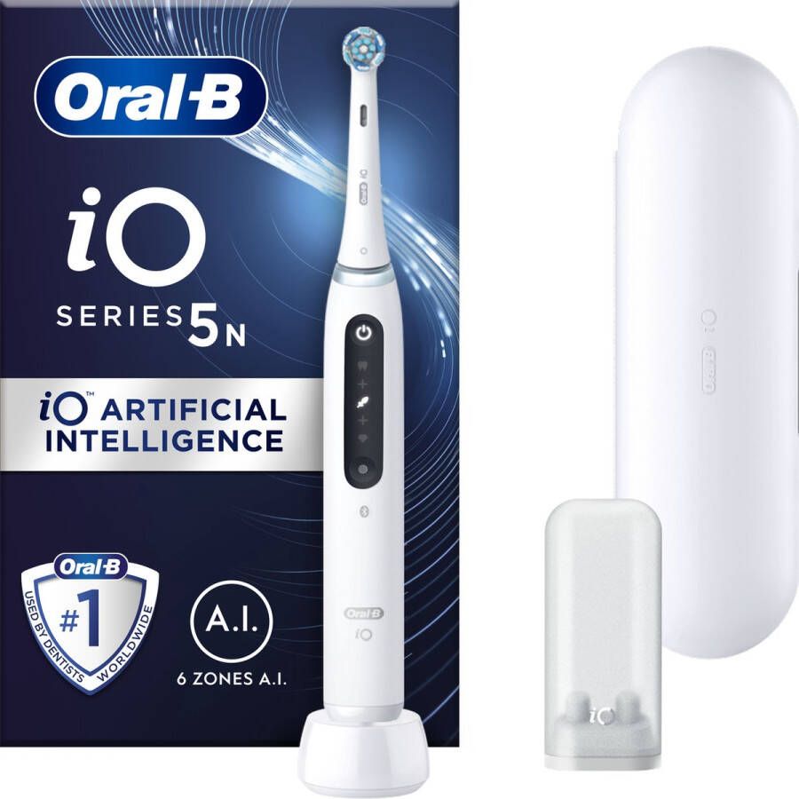 Oral-B iO 5N White Elektrische Tandenborstel Ontworpen Door Braun