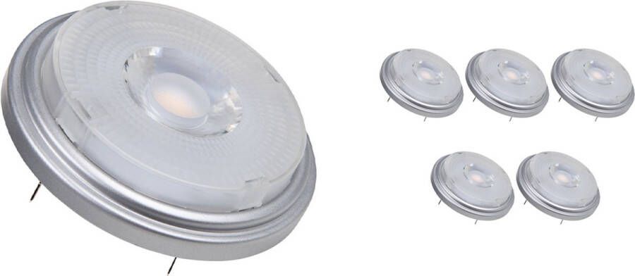 Osram Voordeelpak 6x Ledvance SUPERIOR LED Spot Reflector G53 AR111 7.4W 450lm 40D 927 Zeer Warm Wit Beste Kleurweergave Dimbaar Vervangt 50W