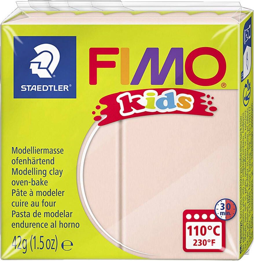 PacklinQ FIMO Kids boetseerklei lichtbeige 42gr