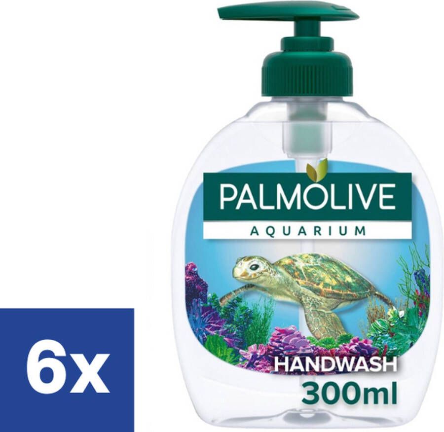 Palmolive Aquarium 6 x 300ml -Vloeibare Zeep Voordeelverpakking