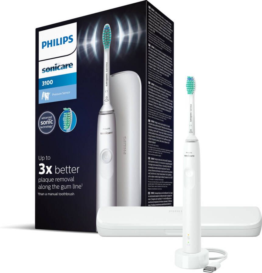 Philips 3100 series HX3673 13 Sonische technologie Sonische elektrische tandenborstel