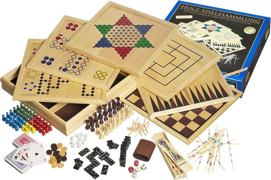 Philos houten game set Compendium 100 Compendium houten gameset