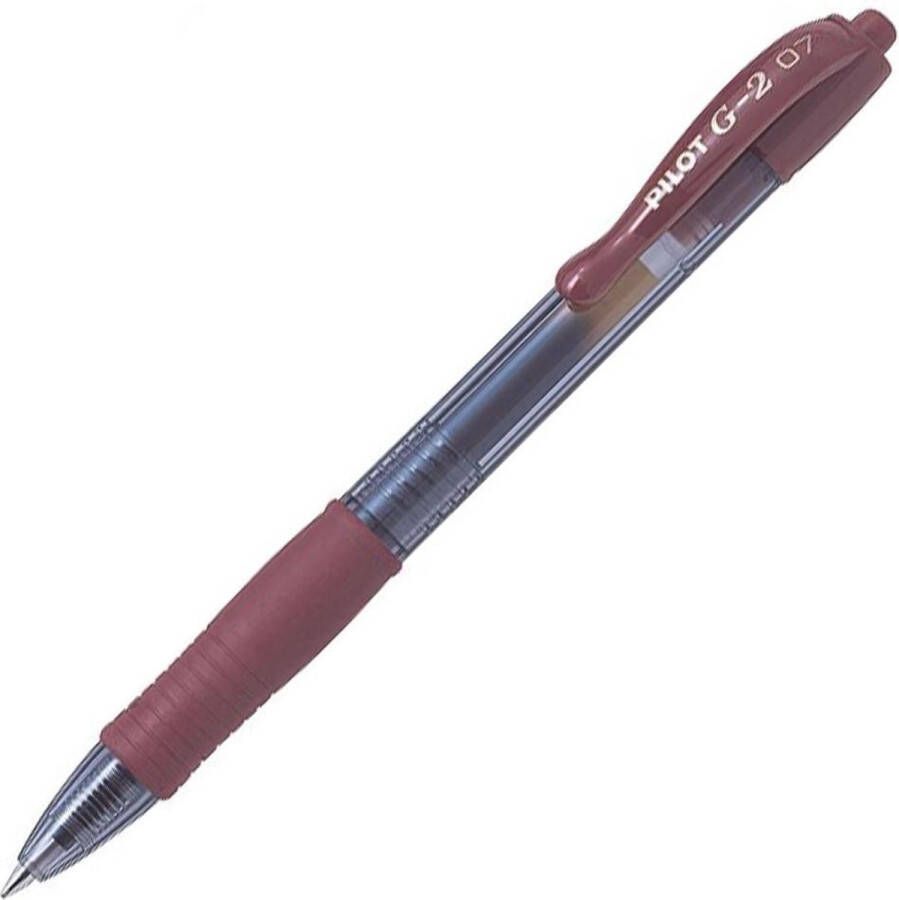 Pilot G-2 – Gel Ink Bruine Rollerball pen – Medium Tip
