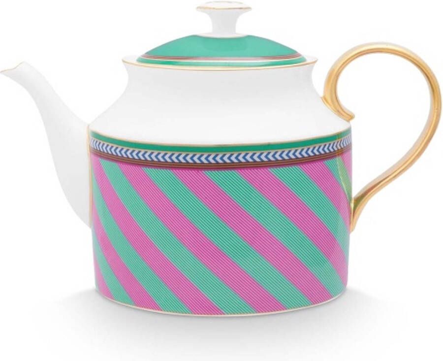 PiP Studio Chique Stripes Theepot Groot