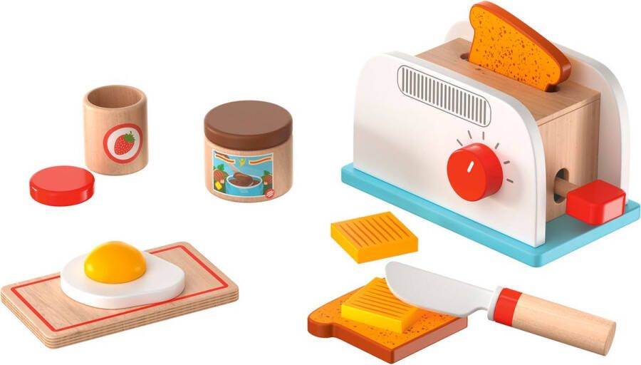 Playtive Houten Speelgoed Broodrooster Keuken Accessoires vanaf 2 jaar