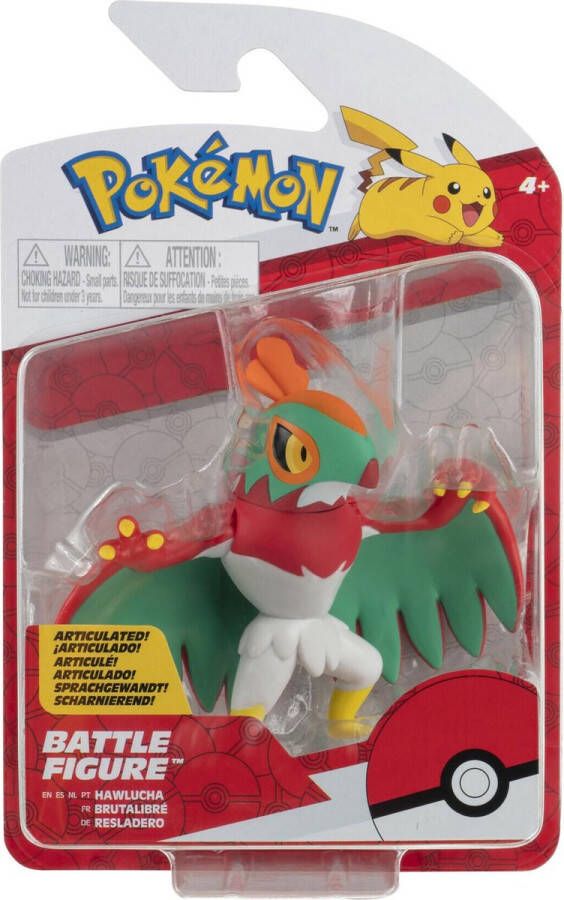 Pokémon Hawlucha – Battle Figure [Speelgoed voor kinderen jongens meisjes | Pokemon Speelfiguur Verzamelfiguur | Sword & Shield GO Elite Trainer Box]