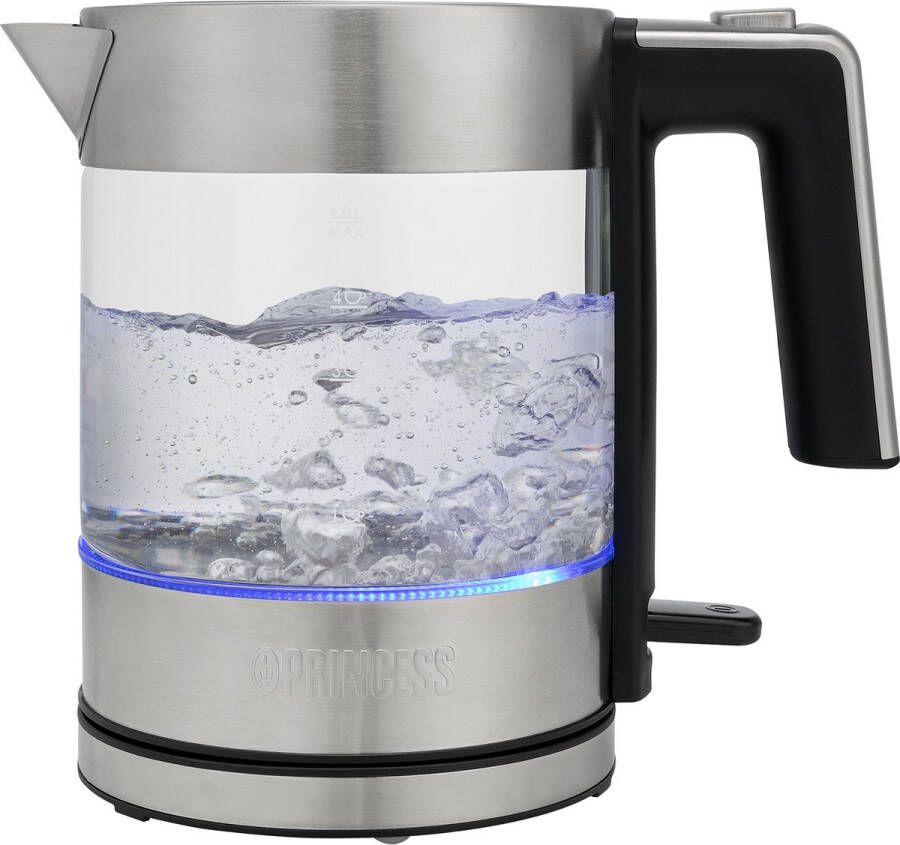 Princess Waterkoker Brighton 236040 1 liter – 360⁰ draaibaar 2200W Glas