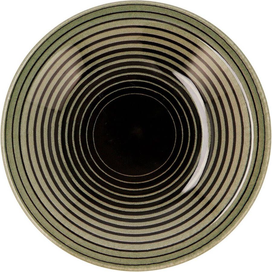 Quid Diep bord Espiral Keramisch Multicolour (Ø 23 5 cm) (12 Stuks)