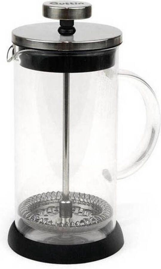 Quttin French Press Coffee Maker And Coffee Pot In One Tea Maker 600ml Boross Glass Sleek Design Easy To Use And Clean