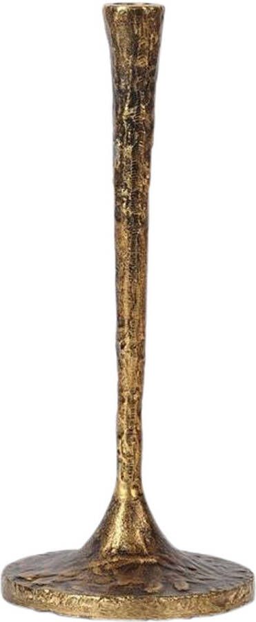 Rasteli Kandelaar-Kaarsenhouder Metaal Brons D 15 cm H 35 cm