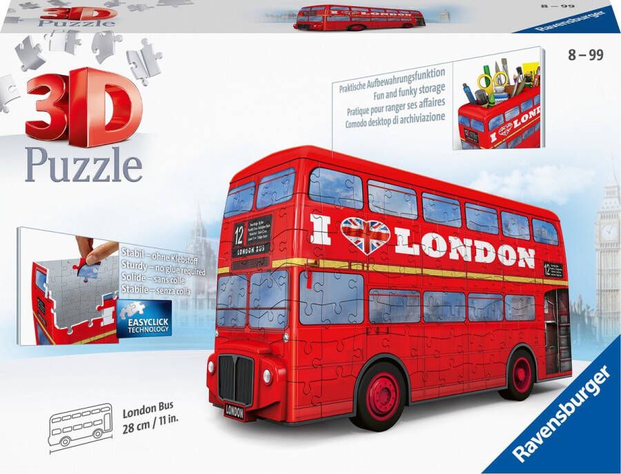 Ravensburger 3D puzzel London Bus 216 stukjes