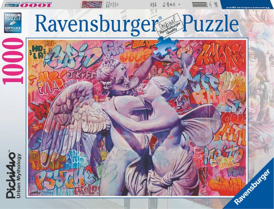 Ravensburger puzzel Cupido en Psyche Verliefd Legpuzzel 1000 stukjes