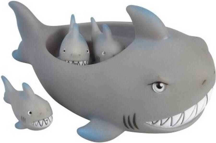 Ravensden Badspeelset haaien 4 delig Badspeelgoed haai Speelgoed voor kinderen en baby's