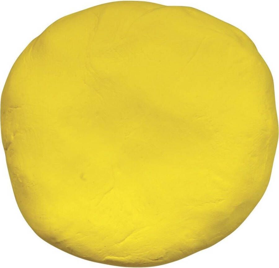 Rayher hobby materialen Boetseer klei geel 100 gram Hobby knutsel boetseerklei