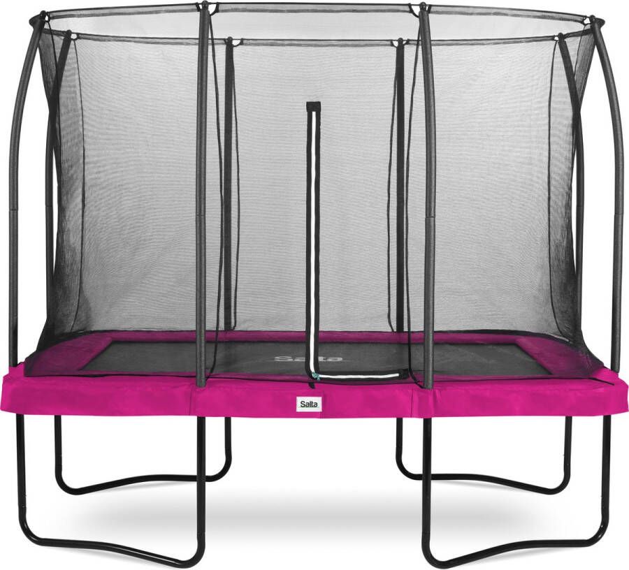 Salta Comfort Edition Trampoline met veiligheidsnet 305 x 214 cm Roze
