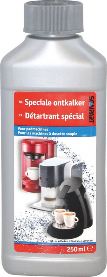 Scanpart vloeibare ontkalker voor padmachine 250 ml Koffiemachineontkalker Geschikt voor Philips Senseo apparaten Alternatief voor CA6520 Universeel