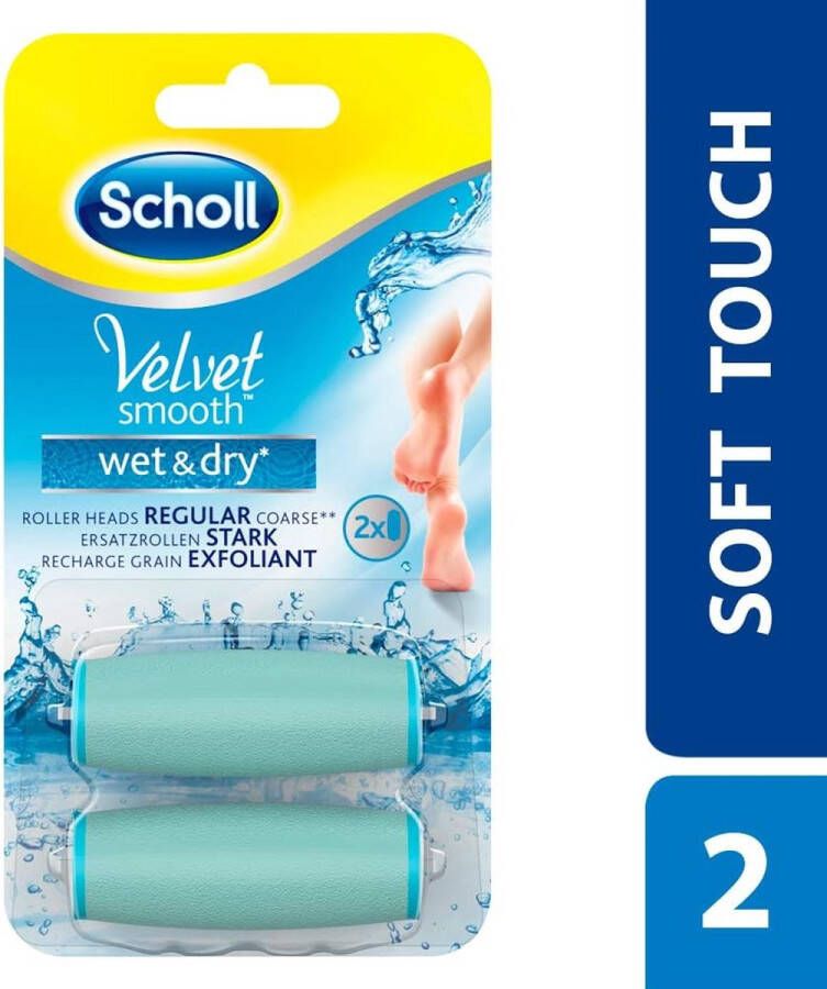 Scholl Navulling voor droge of natte huid Velvet Smooth – Voetverzorging – Huidverzorging – Voetvijl – Rollers