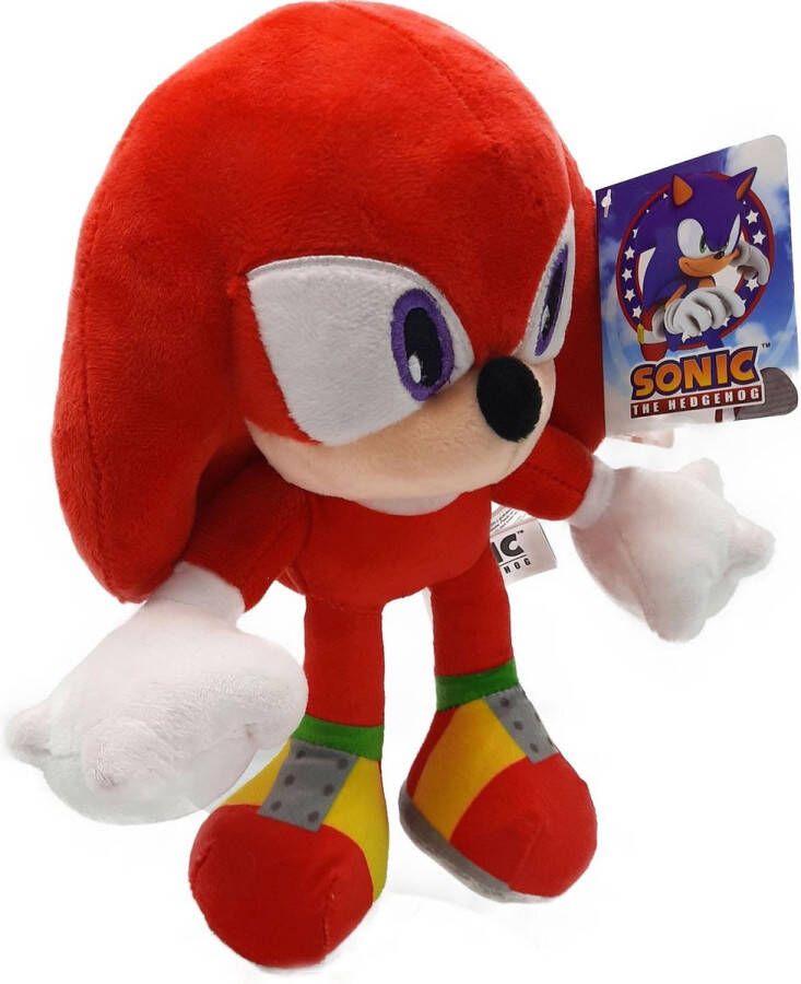 Sega Sonic the Hedgehog Knuckles (The Echidna) Knuffel Pluche Speelgoed Rood 30 cm
