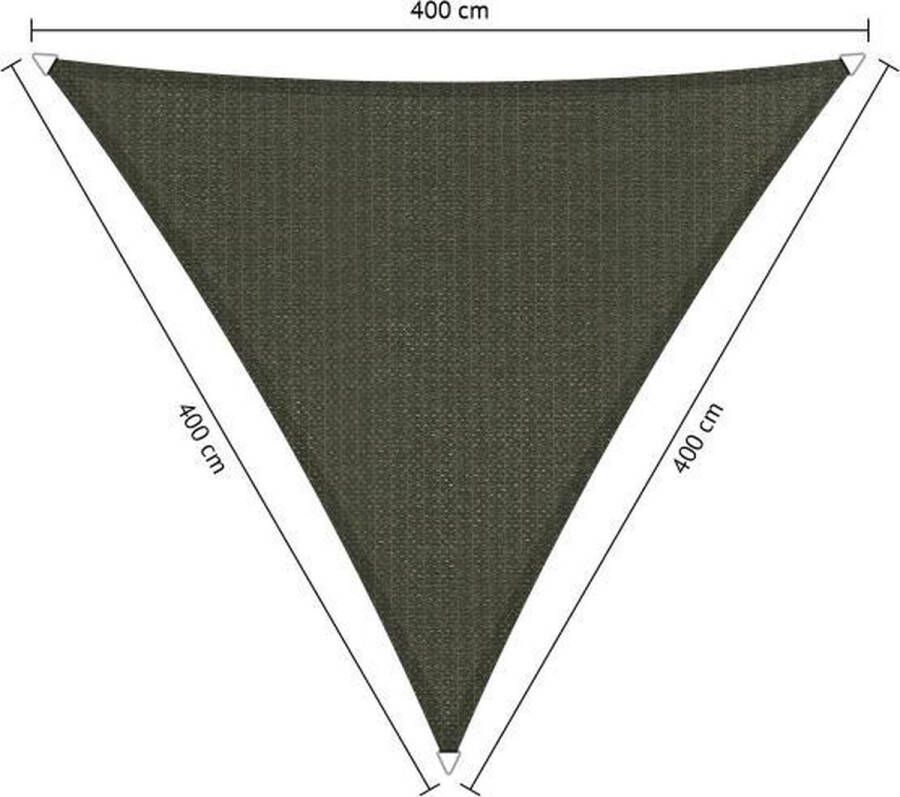 Shadow Comfort Gelijkzijdige driehoek schaduwdoek UV Bestendig Zonnedoek 400 x 400 x 400 CM Deep Grey