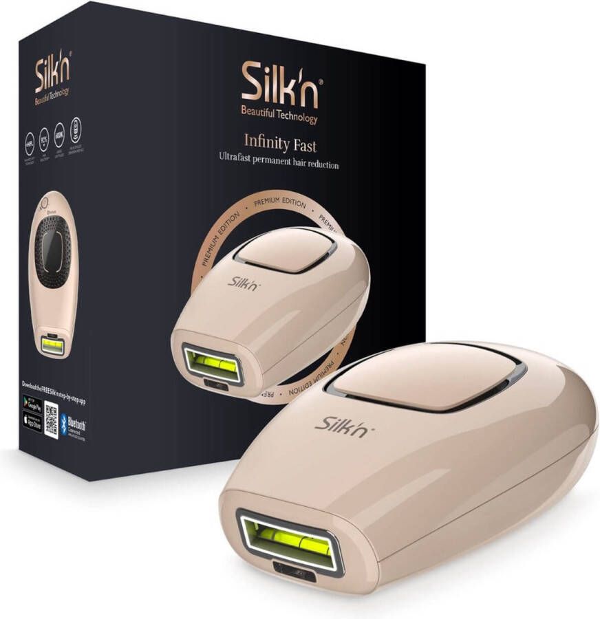Silk'n Ontharing Infinity Fast Ontharingsapparaat voor alle huidskleuren met opbergetui‌ Beige