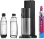 SodaStream DUO Zwart Incl. Quick Connect Koolzuurcilinder Met 1 glazen en 1 herbruikbare plastic fles - Thumbnail 2