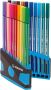 STABILO Pen 68 Premium Viltstift ColorParade Antraciet Licht Blauw Set Met 20 Verschillende Kleuren - Thumbnail 1