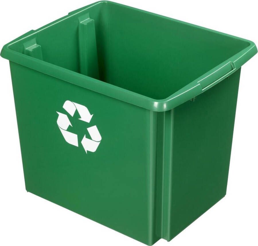 Sunware Nesta eco opbergbox voor afvalscheidingssysteem 45L groen