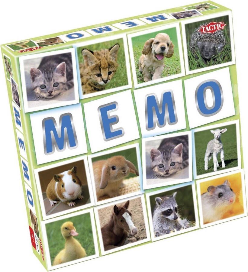 Tactic Animals Babies Memo Kinderspel