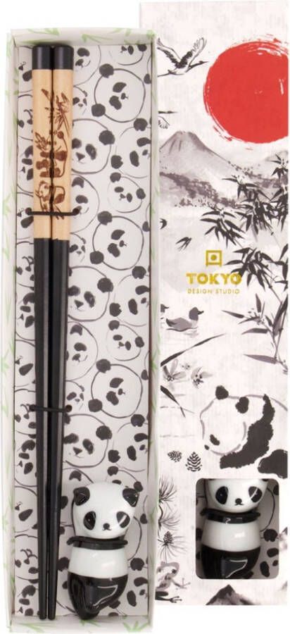 Tokyo Des Chopstick Giftset Chopstick and Rest Panda