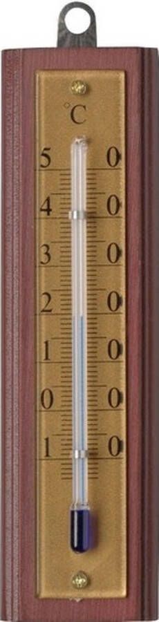 Ubbink Binnen buiten thermometer hout 4 x 13 cm Buitenthemometers Temperatuurmeters