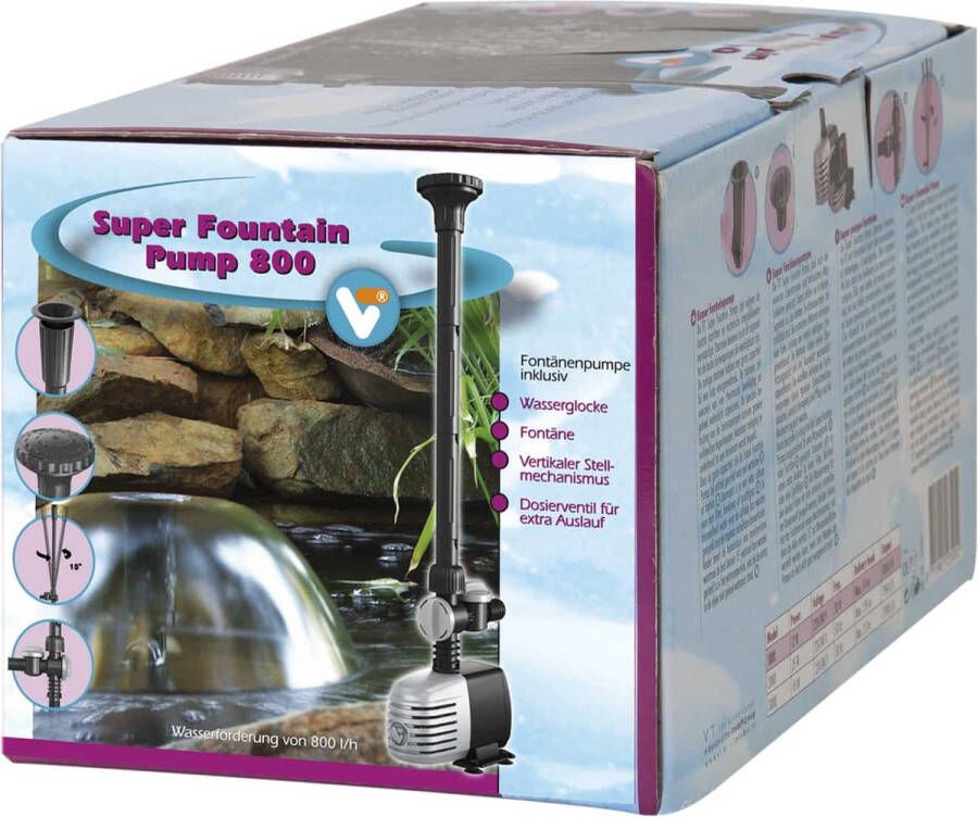 Vijvertechniek Superfountain pomp 800 Waterpomp