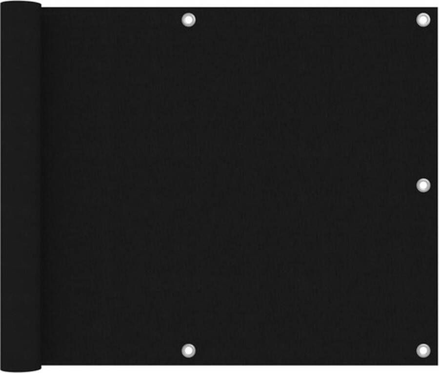 VidaXL -Balkonscherm-75x300-cm-oxford-stof-zwart