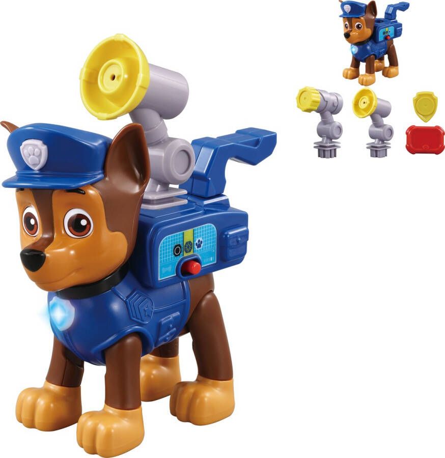 VTech PAW Patrol SmartPup Chase Speelfiguur Speelgoed Hond Interactief & Educatief Speelgoed Kinderspeelgoed 3 Jaar Blauw
