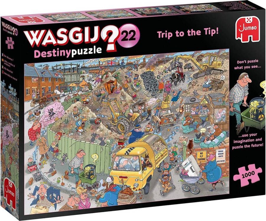 Jumbo puzzel 1000 stukjes Wasgij Destiny 22 alles op een hoop