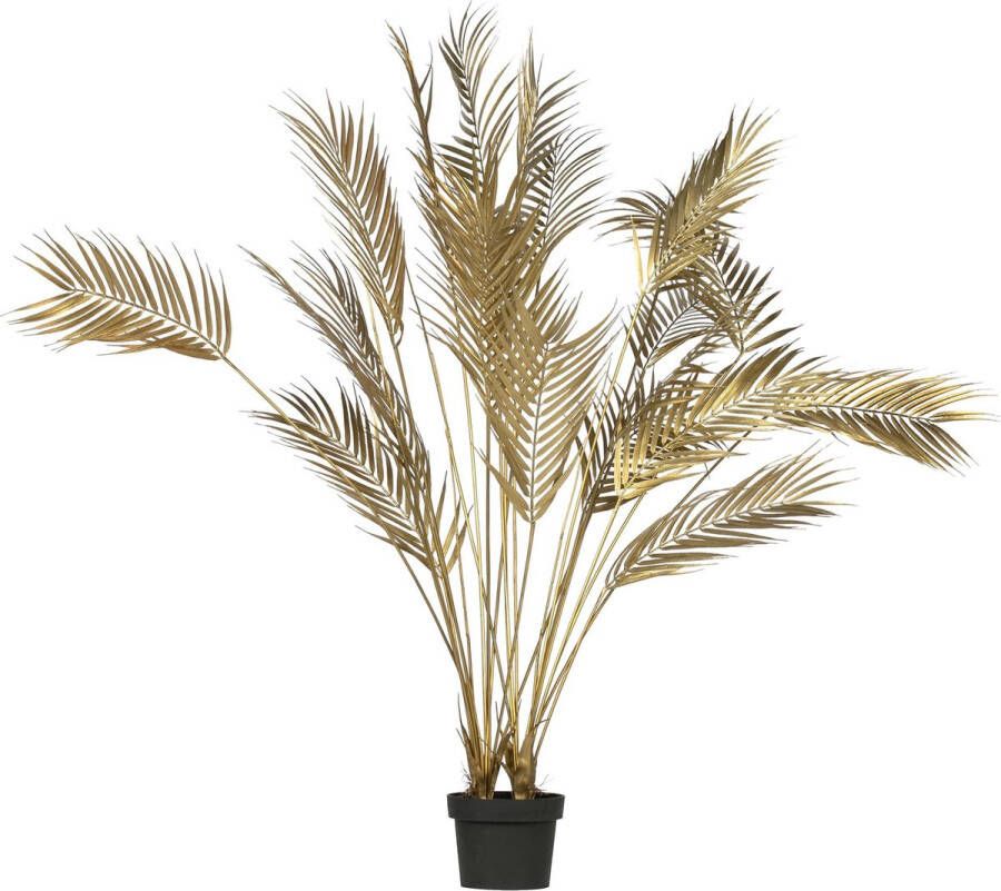 Woood Palm kunstplant 110cm (Kleur: goud)