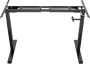Euroseats Flexframe zit sta frame(slinger verstelbaar) 140 x 80 cm(zwart)inclusief tafelblad - Thumbnail 1